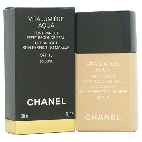 chanel vitalumière aqua ultra-light skin perfecting makeup|chanel vitalumiere tawny beige.